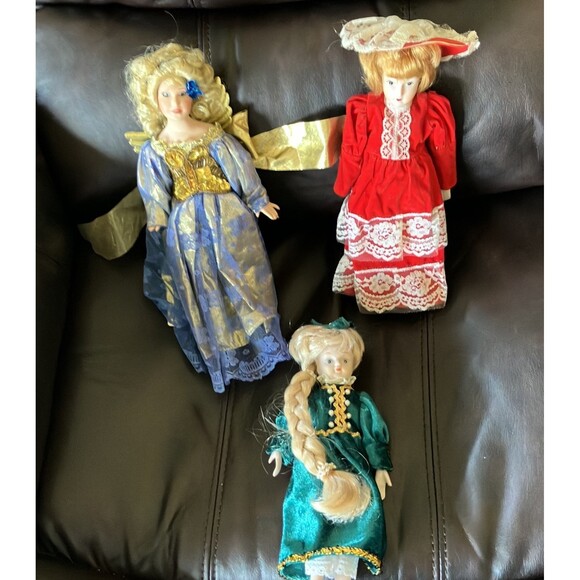vintage porcelain dolls (3) Trio of Beautiful Ladies Make me an Offer - Picture 1 of 9